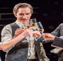 Ben Chaplin consuming alcohol